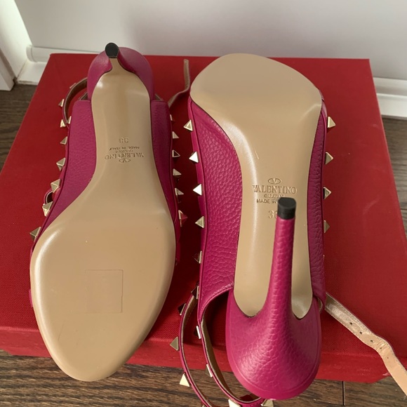 Valentino Rockstud Sandals 38 - Picture 5 of 6